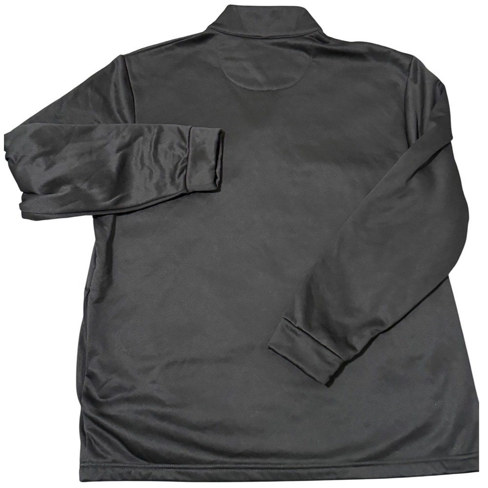 Callaway Mens Golf Pullover Long Sleeve 1/4 Zip Black White Jacket - Picture 7 of 9